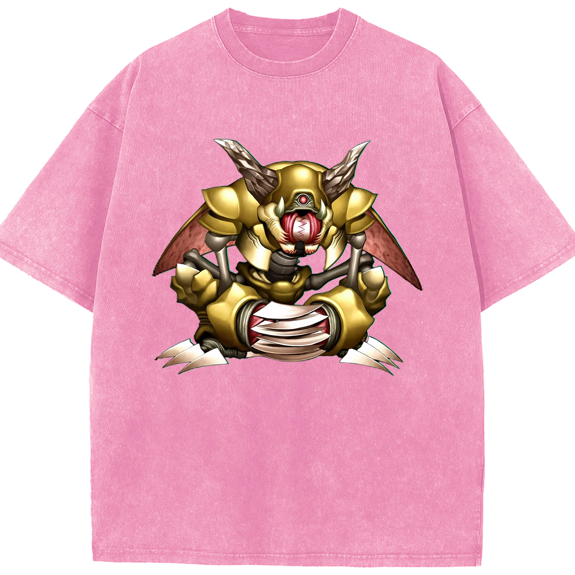 （画像用） 遊☆戯☆王 Yu-Gi-Oh! 綿100% ヴィンテージ風 半袖Tシャツ（フロントプリント）